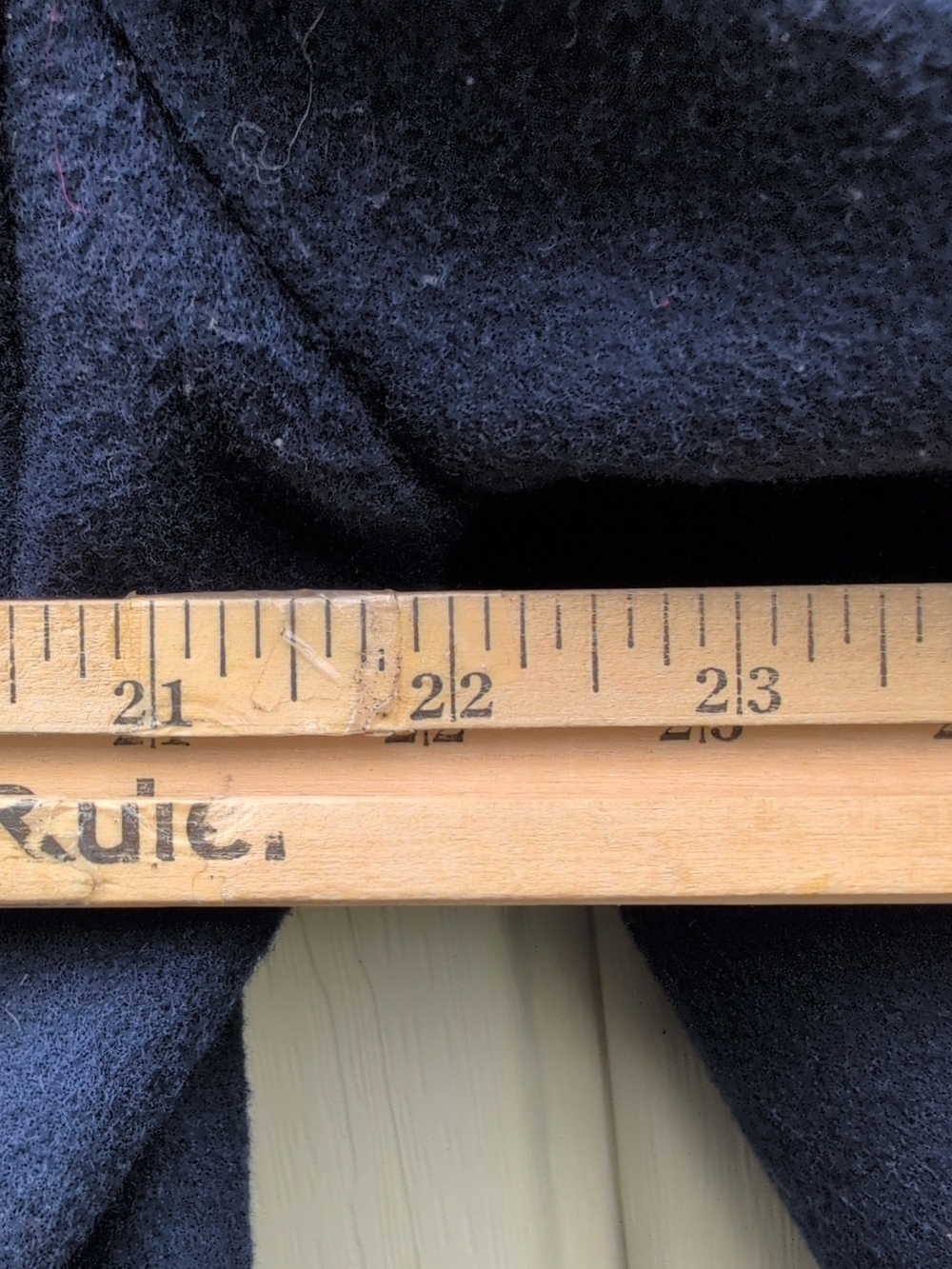 Vtg Pendleton Overcoat Womens 16 Blue Virgin Wool Double Breasted Trench USA - Picture 9 of 13